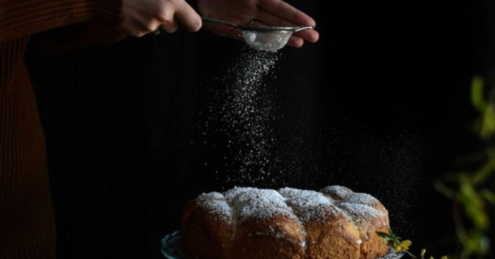 Sugar Sprinkling on Chocolate Buns by Jasna Verčko - Food Photography, Photography Awards, Art Photography, Photojournalism, Online Photography Courses