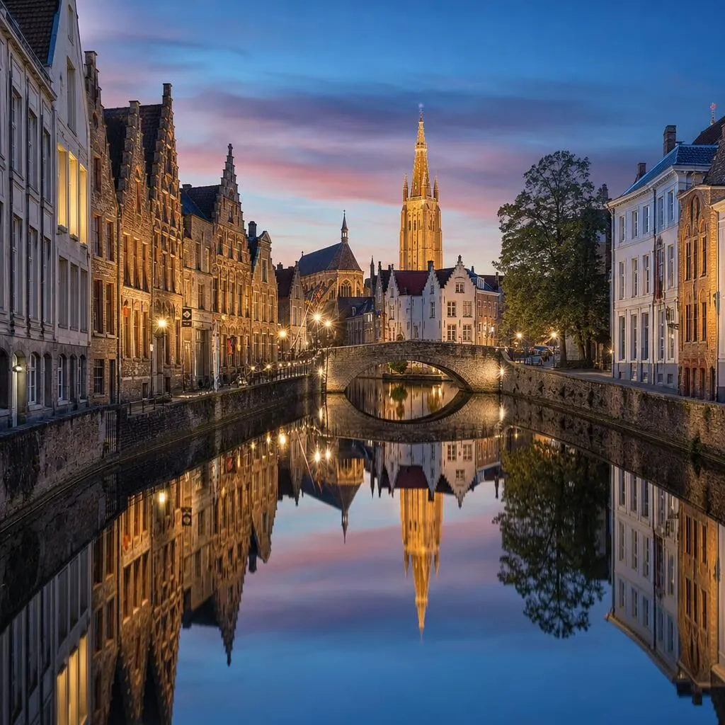 Bruges: Reflections in Still Water