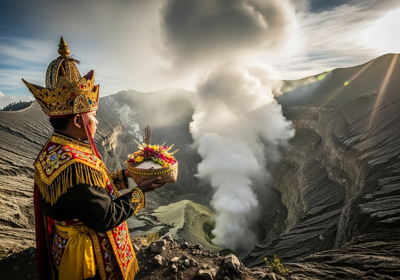 Mount Bromo: Sea of Sand at Sunrise