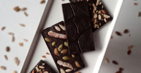 Homemade Nuts & Seeds Dark Chocolate Bars by Aditi Singh - Photography Education, Photography Awards, Art Photography, Online Photography Courses, Photojournalism