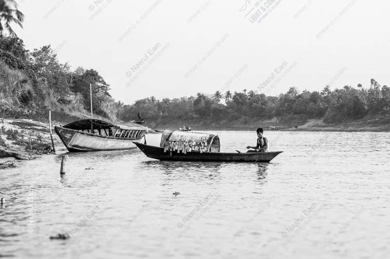 The Young Boatman on the River