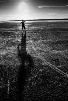 Solitary Figure on the Sands of Time - Fine Art Photography Print, Limited Edition Photography, Giclée Print,  Art Photography Investment,  Luxury Photography Art
