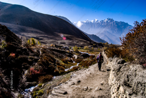 Autumn Ascent: A Solitary Journey in the Himalayas - Fine Art Photography Prints, Limited Edition Photography, Giclée Prints, Himalayan Photography,  Luxury Photography Art