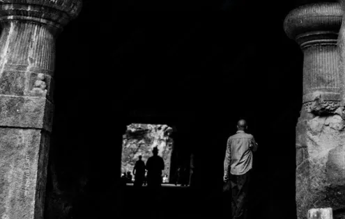 A Pilgrim at the Stone Threshold