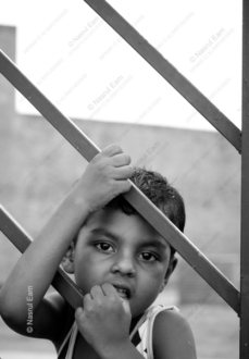 Boy at the Gate - Fine Art Photography Prints, Limited Edition Photography, Black and White Photography,  Art Photography Prints,  Nasrul Eam