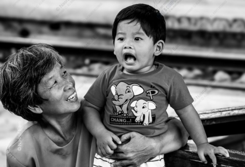 A Child's Cry, A Grandmother's Smile - Fine Art Photography Prints, Limited Edition Photography, Giclée Prints, Art Photography Collectors,  Museum-Quality Photography
