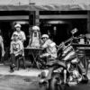 Streetside Eatery Crew - Fine Art Photography Print, Monochrome Photography, Limited Edition Print, Street Photography, Art Photography
