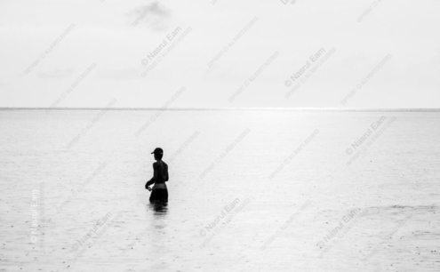 Figure in the White Sea - Fine Art Photography Prints, Limited Edition Photography, Museum-Quality Photography, Luxury Photography Art,  Contemporary Art Photography