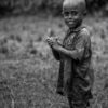 Young Boy with Clasped Hands in a Field - Fine Art Photography Print, Limited Edition Photography, Black and White Portrait, Giclée Print, Fine Art Photography