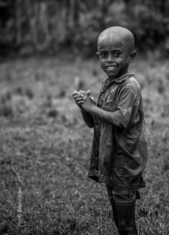 Young Boy with Clasped Hands in a Field - Fine Art Photography Print, Limited Edition Photography, Black and White Portrait, Giclée Print,  Fine Art Photography