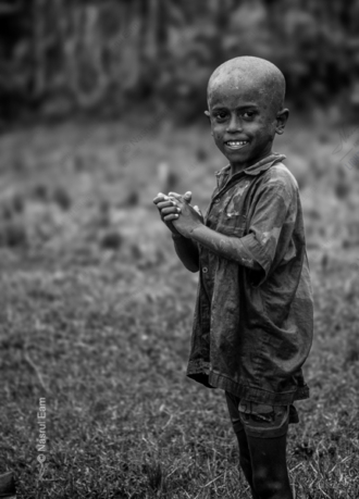 Young Boy with Clasped Hands in a Field - Fine Art Photography Print, Limited Edition Photography, Black and White Portrait, Giclée Print,  Fine Art Photography