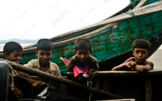 Boys by the Boat