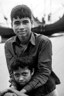 Brothers on the Shore - Fine Art Photography Print, Limited Edition Photography, Giclée Print, Black and White Photography, Art Photography for Sale