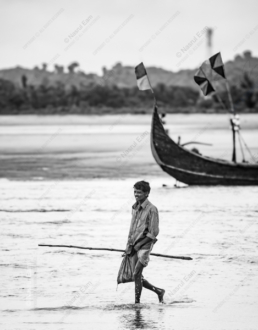 Coastal Forager - Fine Art Photography Print, Limited Edition Photography, Monochromatic Photography, Coastal Photography, Art Photography for Sale