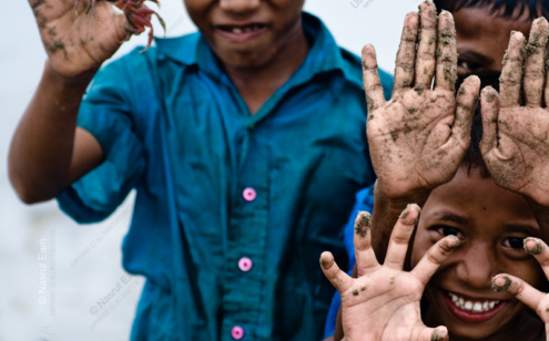 Muddy Hands, Joyful Eyes - Fine Art Photography Print, Limited Edition Photography, Giclée Print,  Childhood Photography,  Art Photography for Sale