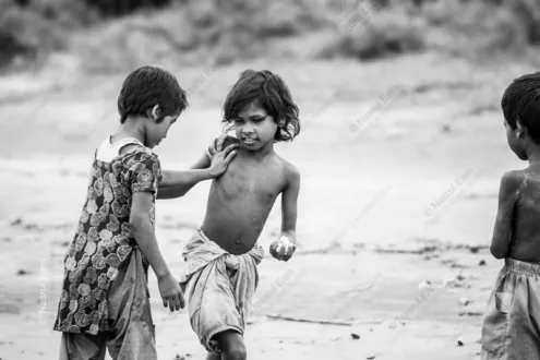 Children of the Bay of Bengal - Fine Art Photography Print, Limited Edition Photography, Monochrome Photography,  Documentary Photography,  Art Photography for Sale
