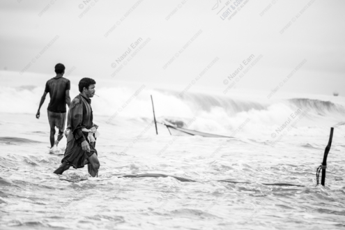 Fishermen Wading Home - Fine Art Photography Print, Limited Edition Photography, Giclée Print,  Museum-Quality Photography, Art Photography Investment