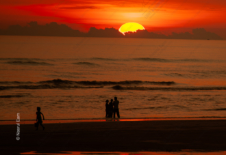 Figures by the Crimson Sea - Fine Art Photography Prints, Limited Edition Photography, Giclée Prints, Art Photography Collectors, Luxury Photography Art