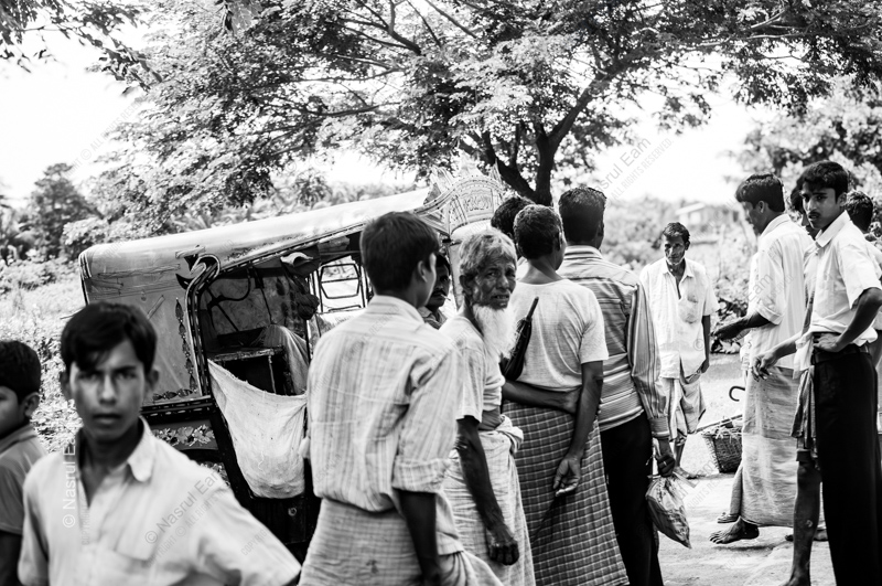 An Elder Among Men at the Roadside