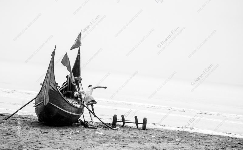 The Boatman at the Water's Edge