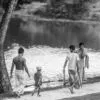 Four Figures on the River Path - Fine Art Photography Print, Limited Edition Photography, Black and White Photography, Museum-Quality Photography, Art Photography Print