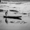 A Waterman on the Still River - Fine Art Photography Print, Limited Edition Photography, Black and White Photography, Giclée Print,  Museum-Quality Print