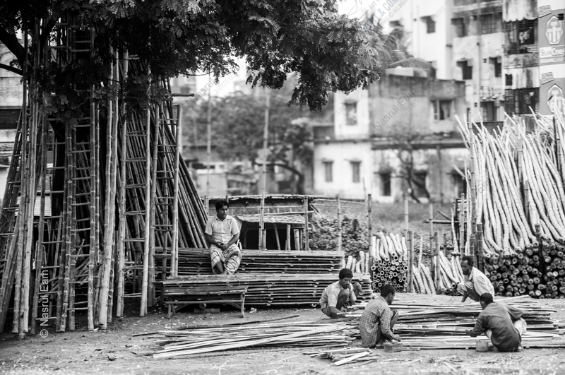 The Bamboo Ladder Makers, Under the Shade Tree