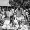 Two Vendors at the Fish Market - Fine Art Photography Print, Limited Edition Print, Black and White Photography, Documentary Photography,  Museum-Quality Print