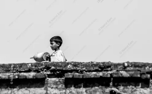 Boy on the Rooftop - Fine Art Photography Print, Limited Edition Photography, Monochrome Photography, Giclée Print, Art Photography Investment