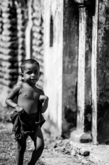 Boy in the Alleyway - Fine Art Photography Print, Limited Edition Photography, Black and White Photography, Monochrome Print, Art Photography for Sale