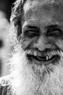 The White Bearded Smile - Fine Art Photography Print, Limited Edition Print, Black and White Photography, Portrait Photography, Art Photography