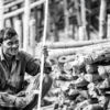 Bamboo Worker's Respite - Fine Art Photography Print, Limited Edition Print, Monochrome Photography,  Human Interest Photography, Giclée Print