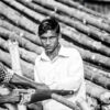 Sawing Bamboo - Fine Art Photography Print, Limited Edition Photography, Black and White Photography, Documentary Photography, Nasrul Eam