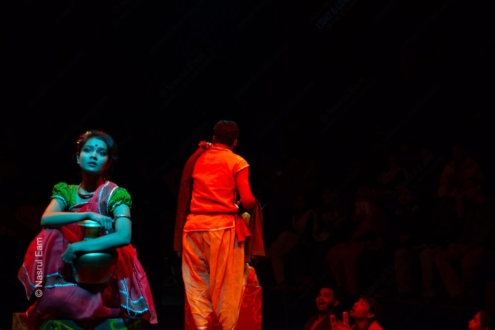 Performers in the Spotlight: A Moment of Stillness on Stage