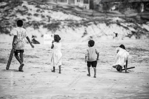 Beach Cricket - Fine Art Photography Print, Limited Edition Print, Monochrome Photography, Beach Photography, Art Photography