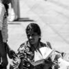 A Woman's Accounting on the Street - Fine Art Photography Print, Limited Edition Print, Monochrome Photography, Street Photography, Art Photography for Collectors