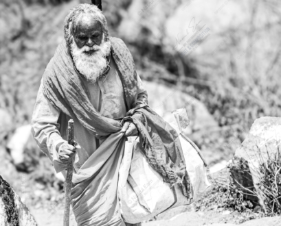 The Pilgrim's Path - Fine Art Photography Print, Limited Edition Photography, Monochromatic Portrait,  Humanist Photography,  Art Photography for Sale