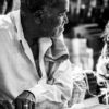 The Seated Vendor in Profile - Fine Art Photography Print, Limited Edition Photography, Black and White Photography,  Museum-Quality Print,  Art Photography for Sale