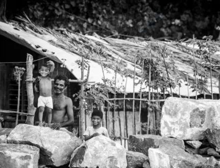 Stone Hearth - Fine Art Photography Print, Limited Edition Photography, Black and White Photography,  Family Portrait Photography, Nasrul Eam