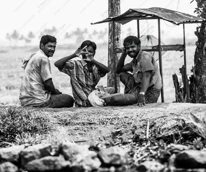 Three Men Resting - Fine Art Photography Print, Limited Edition Print, Monochrome Photography,  Art Photography, Collector's Print