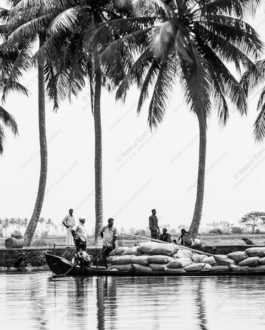 Kerala Backwaters Cargo - Fine Art Photography Print, Limited Edition Print, Giclée Print,  Kerala Backwaters Photography, Fine Art Photography