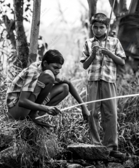 Young Anglers - Fine Art Photography Print, Limited Edition Photography, Monochrome Photography,  Art Photography Print,  Fine Art Print