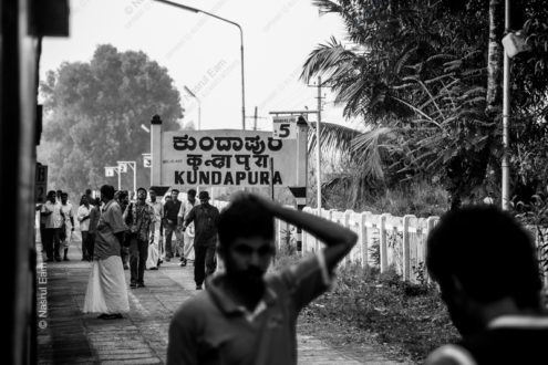 Kundapura Station - Fine Art Photography Print, Limited Edition Photography,  Museum-Quality Artwork,  Black and White Photography,  Art Photography Prints
