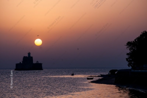 The Sea Fort at Day's End - Fine Art Photography Prints, Limited Edition Photography, Giclée Print,  Luxury Photography Art, Coastal Landscape Photography