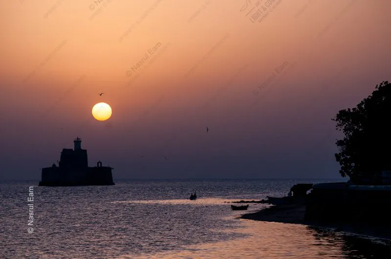 The Sea Fort at Day's End - Fine Art Photography Prints, Limited Edition Photography, Giclée Print,  Luxury Photography Art, Coastal Landscape Photography