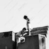 Two Children on the Concrete Steps