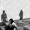 Woman on the Steps, Passing Shadows
