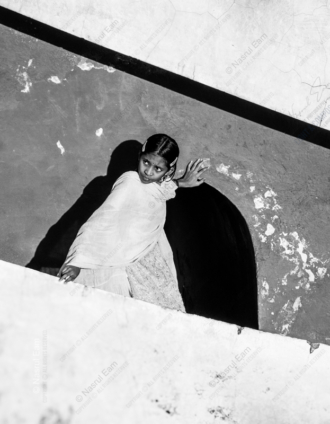 Girl at the Stone Archway