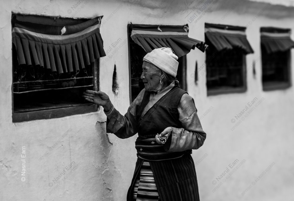 A Pilgrim's Gesture at the Window