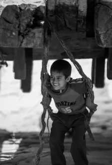 Boy with Rope Swing - Fine Art Photography Print, Limited Edition Photography, Museum-Quality Artwork,  Contemporary Art Photography,  Photography for Collectors